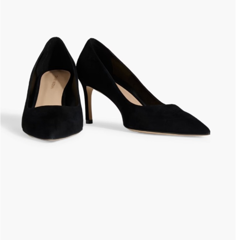 STUART WEITZMAN Leigh 75 suede pumps